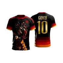 Camisa De Futebol 3D Dragon Ball Goku Para Treino, Tamanhos S-6XL (90cm-160cm), Conjuntos Combinando Camisa De Futebol 3D Dragon Ball Goku Para Treino, Tamanhos S-6XL (90cm-160cm), Conjuntos Combinando