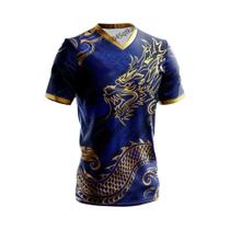 Camisa De Futebol Com Estampa De Dragão Para Homens, Mulheres E Crianças, Solta E Respirável, Manga