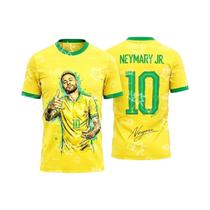 Camisa De Futebol Da Seleção Brasileira Neymar Jr Para Homens, Mulheres E Crianças, Kit De Camisa De Futebol Da Seleção Brasileira Neymar Jr Para Homens, Mulheres E Crianças, Kit De