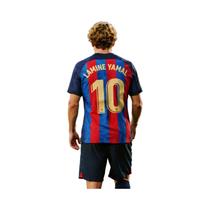 Camisa De Futebol Familiar Combinando Com Listras Vermelhas E Azuis E Estampa Dourada AI ChatGPT Camisa De Futebol Familiar Combinando Com Listras Vermelhas E Azuis E Estampa Dourada AI ChatGPT