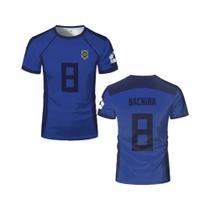 Camisa De Futebol Infantil Anime Japão Blue Lock Cosplay Hyoma Chigiri Meguru Bachira Camiseta De