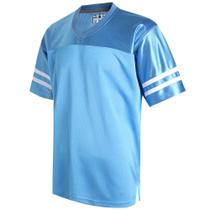 Camisa de futebol Pullonsy azul claro para homens e mulheres vintage