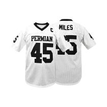 Camisa De Futebol Rugby Unissex Branca E Preta Boobie Miles Jersey 45 Permian Friday Night Lights