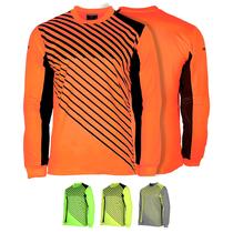 Camisa de goleiro de futebol Vizari Arroyo para crianças laranja/azul marinho YXL Camisa de goleiro de futebol Vizari Arroyo para crianças laranja/azul marinho YXL
