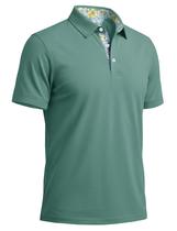 Camisa de golfe MAGNIVIT Moisture Wicking Polo masculina de manga curta L Camisa de golfe MAGNIVIT Moisture Wicking Polo masculina de manga curta L