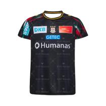 Camisa De Jogo Masculina SC Magdeburg Champions League 25-26 Para Handebol, Secagem Rápida