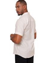 Camisa de Linho Casual Manga Curta Reveillon Kickoff Camisa de Linho Casual Manga Curta Reveillon Kickoff