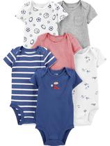 Camisa de macacão Simple Joys da Carter's Sports Stripe Baby Boy