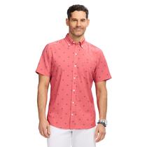 Camisa de manga corta con botones IZOD Breeze color Holly Berry XXL Camisa de manga corta con botones IZOD Breeze color Holly Berry XXL