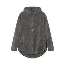 Camisa De Manga Longa Com Gola Reversível E Estampa Plissada Para Outono/Inverno, Conjunto De Duas