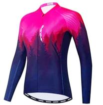 Camisa de manga longa UV para ciclistas