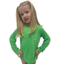 Camisa de Menina Proteção Uv50 Solar Infantil 2 ao 16 Termica Manga Longa