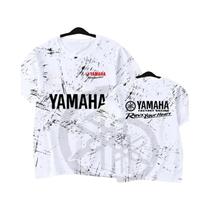 Camisa De Motocicleta Yamaha Estampada Para Homens E Mulheres, Manga Curta, Moda E Lazer, Verão 2026