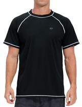 Camisa de natação masculina EZRUN Rash Guard UPF 50+ UV Sun Protect XXL