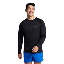 Camisa de natação masculina Speedo com proteção UV, solta, manga comprida Camisa de natação masculina Speedo com proteção UV, solta, manga comprida