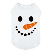 Camisa de Natal para cães Fitwarm XL preta branca laranja Snowman