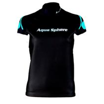 Camisa de Neoprene Aquasphere Aqua Skin 2.0 Manga Curta Feminina GlideSkin 1mm Competição Camisa de Neoprene Aquasphere Aqua Skin 2.0 Manga Curta Feminina GlideSkin 1mm Competição