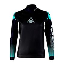 Camisa de Neoprene Aquasphere Aqua Skin 2.0 Manga Longa Feminina GlideSkin 1mm com Costuras Cegas