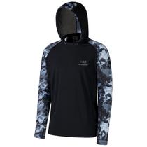 Camisa de pesca BASSDASH Performance UPF 50+ Cooling Hoodie masculina Camisa de pesca BASSDASH Performance UPF 50+ Cooling Hoodie masculina