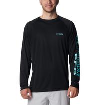 Camisa de pesca Columbia Terminal Tackle masculina de manga comprida com 5 vezes mais de altura Camisa de pesca Columbia Terminal Tackle masculina de manga comprida com 5 vezes mais de altura