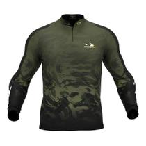 Camisa de Pesca Com Proteção UV Camuflado 05 GG- Presa Viva