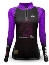 Camisa de Pesca Feminina Tamba Modelo Novo King Proteção Solar UV50+ - KING BRASIL