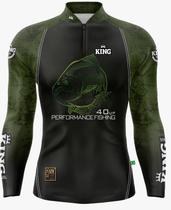 Camisa de Pesca King Com Proteção Solar Uv 50+ Modelo Novo Tamba