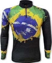 Camisa de Pesca King Com Proteção Solar Uv50+ Modelo Novo Brasil