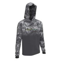 Camisa de Pesca Next Cinza com Touca Next Cinza UV Faca na Rede