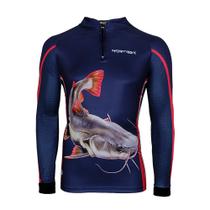 Camisa de Pesca Pirarara Proteção Solar Uv50+ Manga Longa com Punho Camisa de Pesca Pirarara Proteção Solar Uv50+ Manga Longa com Punho