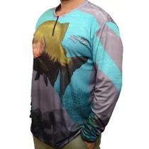 Camisa de Pesca Proteção Solar UV Attack com Zíper Tambaqui - MTK G