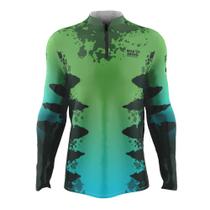Camisa de Pesca Proteção Solar UV Zig Zara 2021 - Mar Negro M