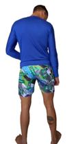 Camisa de proteção uv 50+ (malha fria) - azul royal