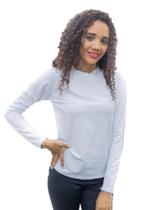 Camisa de proteção uv 50+ (poliester) - branco