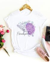 Camisa de psicologia curso técnico faculdade babylook plus size tamanhos grandes
