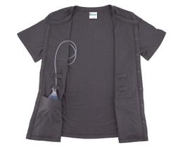 Camisa de recuperação de mastectomia Renova Medical Wear cinza