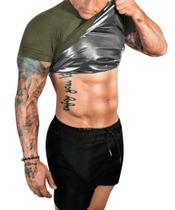 Camisa de sauna FUXERT Sweat Sauna Suit para homens e exercícios de ginástica Camisa de sauna FUXERT Sweat Sauna Suit para homens e exercícios de ginástica
