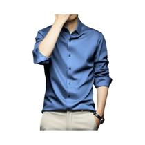 Camisa de Seda Masculina Manga Longa - Elegante, Casual e Formal