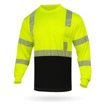 Camisa de Segurança GLIMMR Classe 3 Manga Longa Refletiva XL Camisa de Segurança GLIMMR Classe 3 Manga Longa Refletiva XL