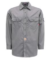Camisa de soldagem BOCOMAL FR Light Weight Summer Grey para homens
