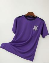 Camisa De Treino Corinthians 2024 Modelo Oficial Roxa