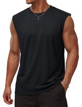 Camisa de treino sem mangas TACVASEN Masculina preta S Camisa de treino sem mangas TACVASEN Masculina preta S