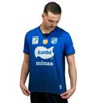 Camisa de Vôlei Oficial Itambé Minas 90 Anos Azul Masculina