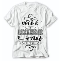 Camisa dia dos Avós vovó é amor de mãe em dobro super vovó