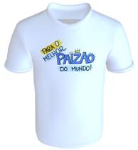 Camisa Dia dos Pais Gola Redonda Algodão Manga Curta