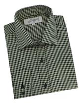 Camisa dienzo xadrez manga longa