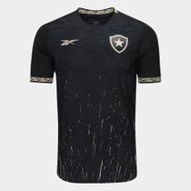 Camisa do Botafogo Preta Uniforme Reserva 2024 / 25