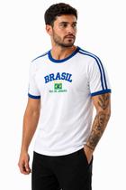 Camisa do Brasil Bordada Adulto masculina Retrô Torcedor Copa Camisa do Brasil Bordada Adulto masculina Retrô Torcedor Copa