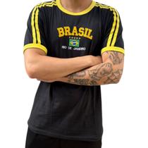 Camisa do Brasil Bordada Adulto Unissex
