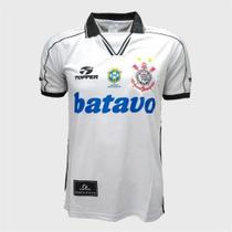 Camisa do Corinthians Retrô 1999 Branca Edição Limitada Camisa do Corinthians Retrô 1999 Branca Edição Limitada
